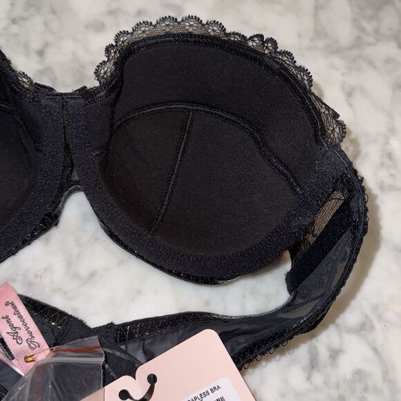 NWT AGENT PROVOCATEUR STRAPLESS LACE BRA 34B - Picture 7 of 13
